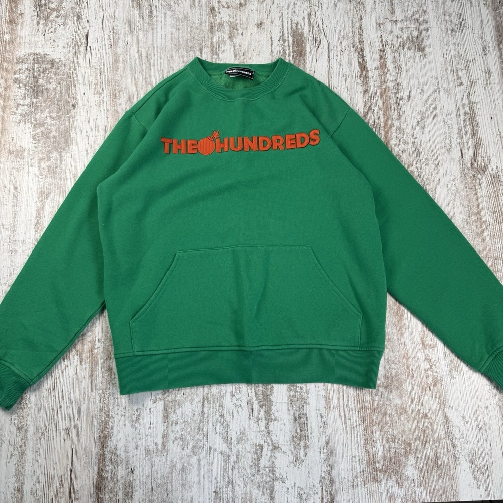 The Hundreds‎ Vintage Embroidered Crewneck Sweatshirt, Unisex Size Medium, Y2K